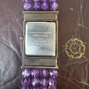 Heidi Daus | Accessories | Heidi Daus Purple Beaded Watch  display picture 3
